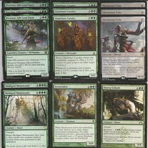 Mono Green Elf Ramp Deck - Eldrazi - MTG Magic the Gathering-Powerful-RTP- Stomp