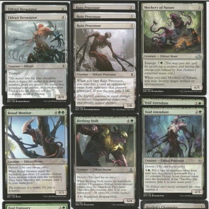 Green Eldrazi Scions MTG-Custom Casual Full 60 Card Deck-Magic the Gathering Ready to Play