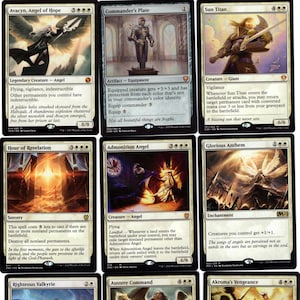 INDESTRUCTIBLE ANGELS-100 card MTG Deck-Commander-Magic the Gathering-Avacyn-Ready to Play