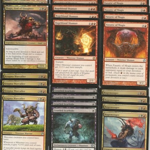 60 Karten Deck - Minotaurus - Bereit zu spielen - Spaß - Magie MTG Tribal Mogis God of Slaughter
