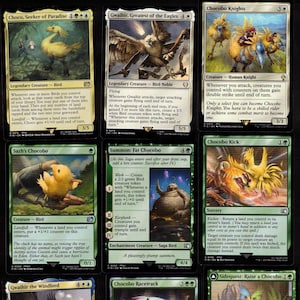 Mtg Chocobo Deck - Etsy