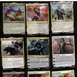 RITTER!-100 Karten-Magic the Gathering Kommandant Deck-Selten-Mythisch-MTG-Sidar-Arye