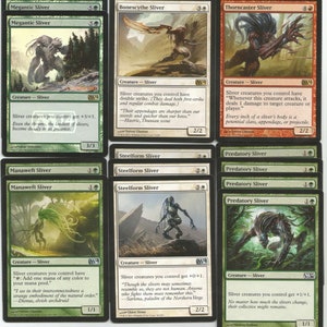 Baraja Sliver: muy poderosa. MTG Magic the Gathering. ¡Lista para jugar! ¡Foils!