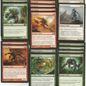 Sliver Deck - Erg leuk casual - MTG Magic the Gathering - Klaar om te spelen! Groen Wit Rood
