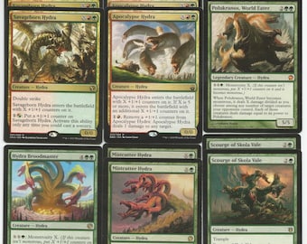 Hydra Ramp Deck - Gruul MTG Magic the Gathering Many Rares 60 Card Deck Ready to Play