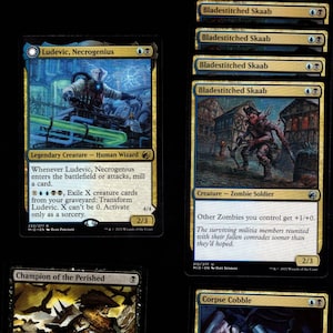 Undead!-Zombies- 60 Card Magic the Gathering Deck-Rares-RTP-Casual-Fun-MTG-FLIP Klaar om te spelen