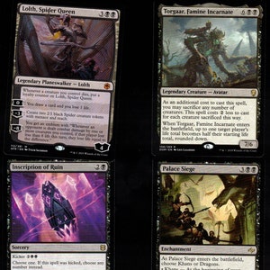 Gather the Graveyard!-60 Card Magic the Gathering Deck-MTG-Rare-Mythic-Lolth-klaar om te spelen