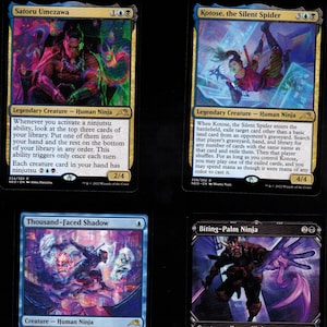 NINJUTSU STEALTH - 60 cartas - MTG - Mazo de Magic the Gathering - Raras - Listas para jugar - Casual - Divertidas