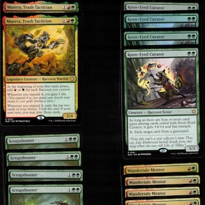 Raccoon Riot !-MTG-Jeu de 60 cartes Magic the Gathering-Rare-Mythic-Casual Fun prêt à jouer