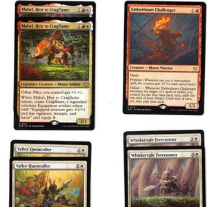 MIGHTY MICE ! - MTG - Jeu de 60 cartes Magic the Gathering - Rare - Prêt à jouer - Amusant décontracté
