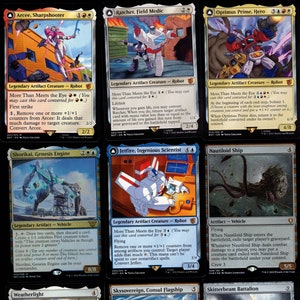 AUTOBOTS!-100 Card Commander Deck-MTG-Mythic-Magic the Gathering-Optimus Prime Ready to Play