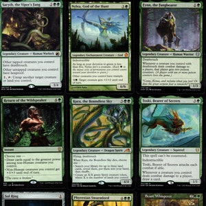 Poisoned Deathtouch-100-kaart Magic the Gathering Commander Deck-Fynn-MTG-Mythic Klaar om te spelen
