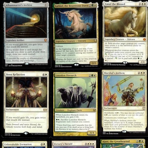 Licornes majestueuses-100 Card Commander Magic the Gathering Deck-MTG-Mythics-Rares
