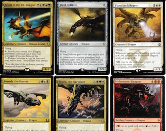 Commander Deck - Scion of the Ur-Dragon EDH Mtg Magic Cards Rare Dragons 100 Card Deck
