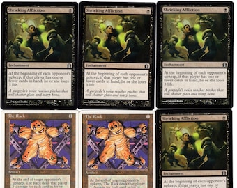 Discard Rack (Mono Black) Deck - Mind Shatter - MTG Magic Gathering 60 cards Ready to Play