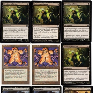 Aflegrek (monozwart) kaartspel - Mind Shatter - MTG Magic Gathering 60 kaarten Klaar om te spelen