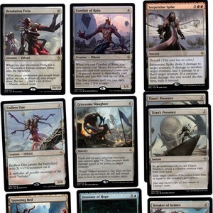 Rot-blaues Eldrazi-Kartendeck mit 60 Karten – spielbereit – Spaß – Magic MTG Modern