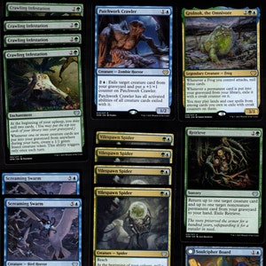 POWER Of The BONES-60 Card Magic the Gathering deck-MTG-Rares-Flip Cards-Listo para jugar- Diversión