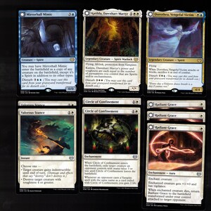 Auras mystique-60 cartes prêtes à jouer-FLIP-Magic the Gathering-MTG-Rares