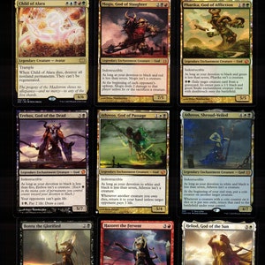 ¡DIOSES Indestructibles! - Mazo de 100 cartas de Commander de Magic the Gathering - Raras - Míticas - MTG Listas para jugar