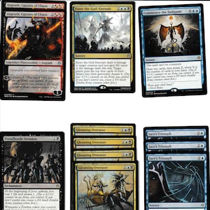 Blue/Black Zombie-60 Card Deck-MTG-Rares-Planeswalker-ANGRATH, Captain of Chaos Ready to Play