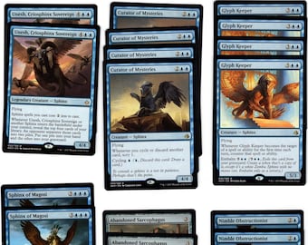 Final Fantasy Magic the Gathering Deck - Simic Town Ramp - MTG - 60 Card! -  Etsy