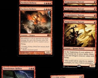 Dragon Fire!-60 Card Magic the Gathering Deck-mtg-rares-mythics