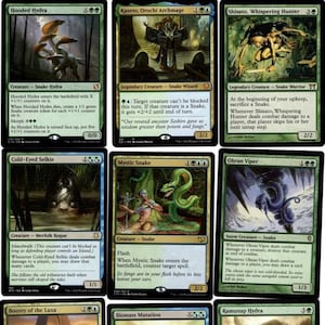 Snake Poison-100 Card EDH/Commander Deck-MTG-Mythic-Rares-RTP-Kaseto-Magic The Gathering