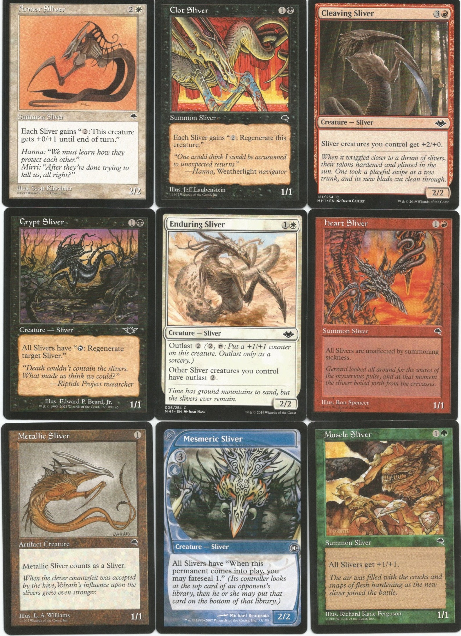 CommanderSliver Deck The First Sliver EDH100 Card MTG Etsy