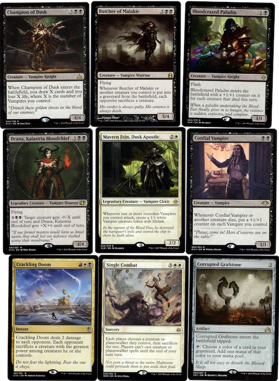 Edgar Markov-100 Card EDH Commander Deck-vampire-mythic-rare Magic