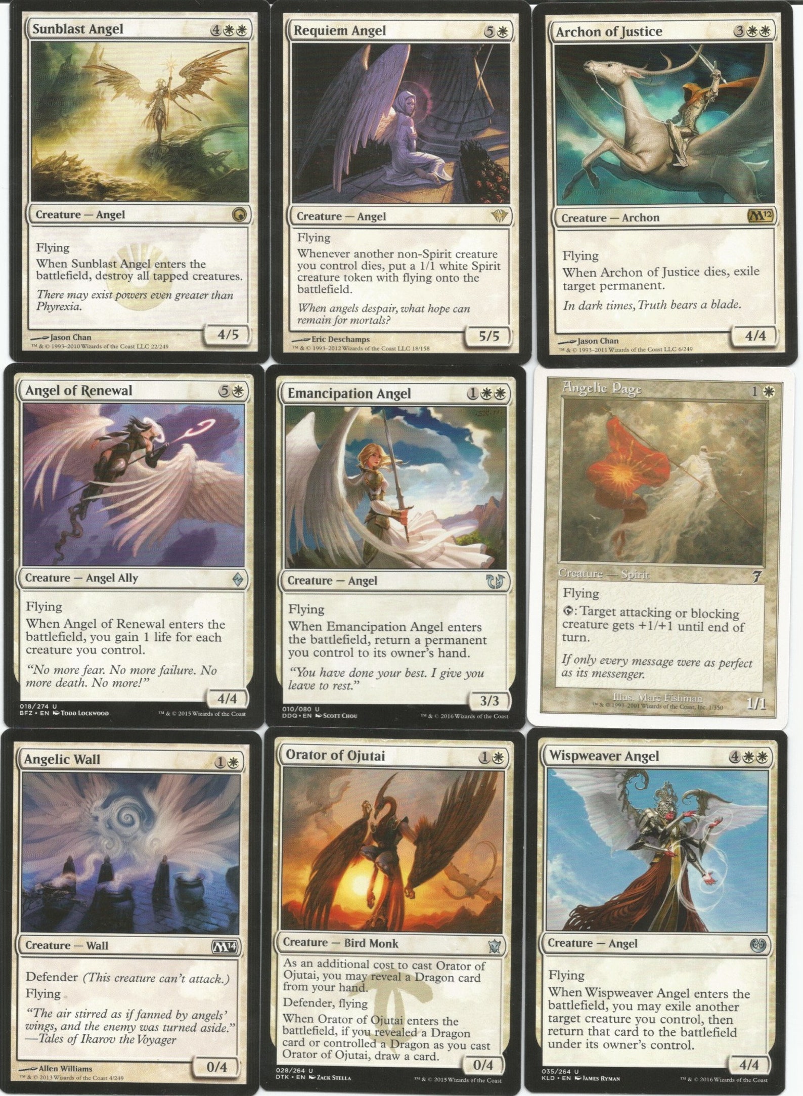 CommanderANGEL DECK REYA Edh WhiteArtifact100 Card Mtg Etsy