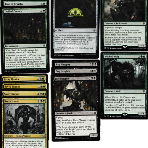 Wicked Wolf-mtg-magic the Gathering-60 Card Deck-feasting Troll  King-rares-ready to Play - Etsy