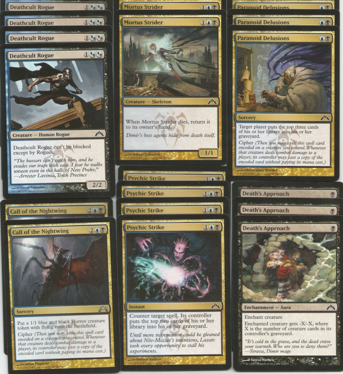 Blue Black Mill Deck Mind Grind MTG Magic the Gathering Etsy