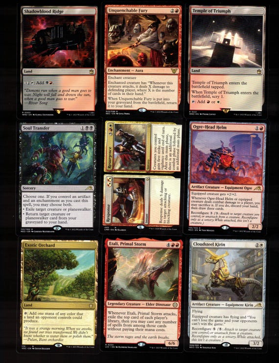 reconfigure mtg cards Slash of the Samurai-100 Card Magic the Gathering Commander Deck-rare-mythic-mtg Ready to Play 1/1 Illustrated by Yongjae Choi. Equip and Reconfigure : r/magicTCG