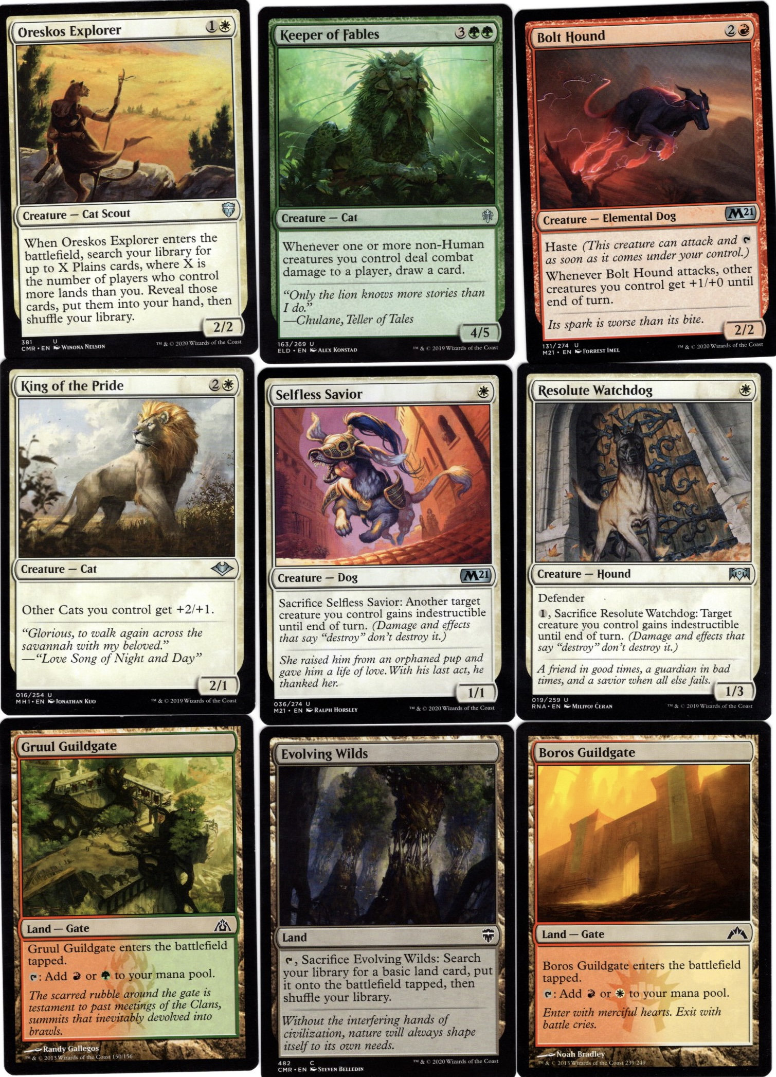 Dogs & Cats 100 Card Magic the Gathering Commander Deck-mythic-rare-rin-seri  MTG - Etsy