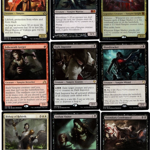 Edgar Markov-100 Card EDH Commander Deck-vampire-mythic-rare Magic