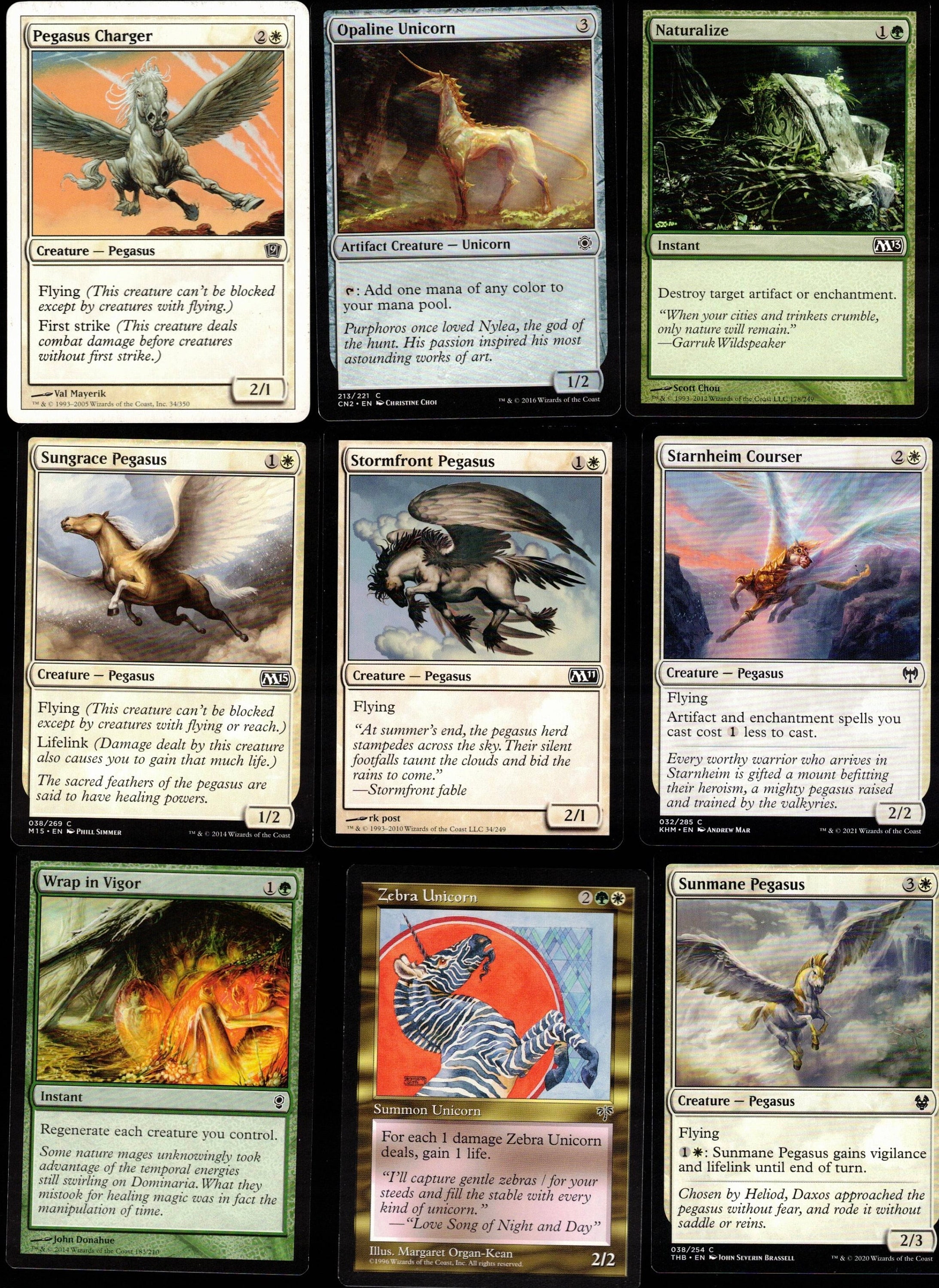 mtg pegasus commander deck Magic The Gathering EDH Unicorn Commander Deck – & Horse Tribal – Magic: The Gathering – 100 Cards Yugioh Pegasus Deck This is of Rare rarity Custom Commander Deck*** Emiel the