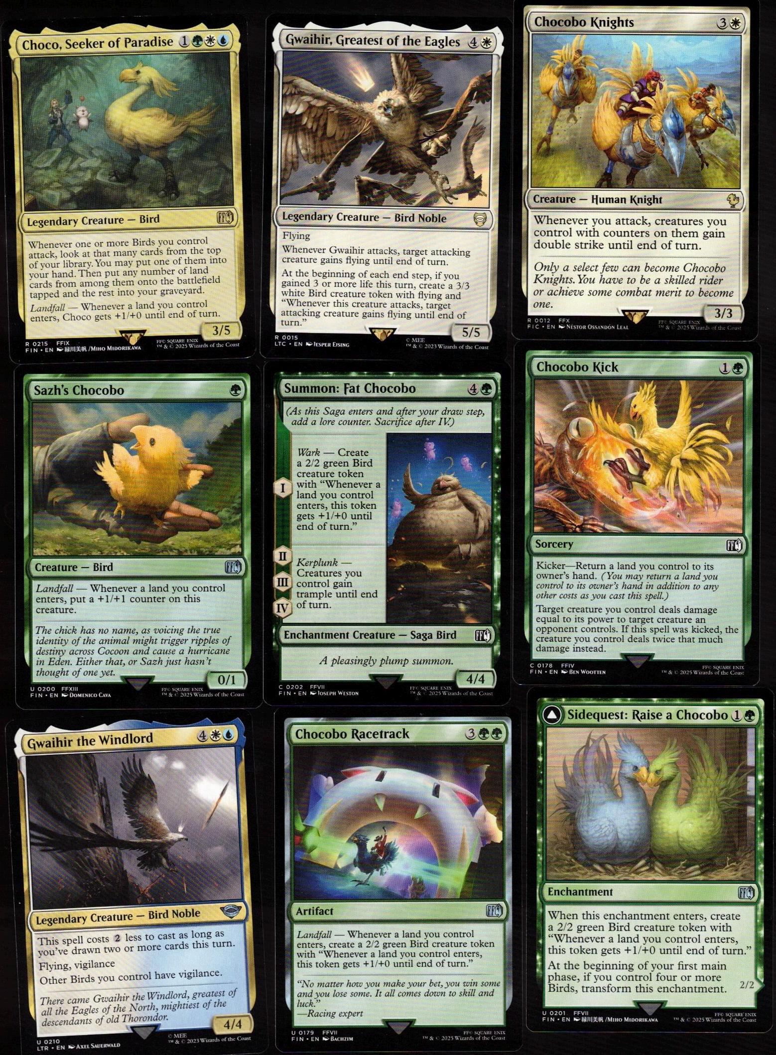 Mtg Final Fantasy Bird Token - Etsy Mtg Final Fantasy Bird Token - Etsy