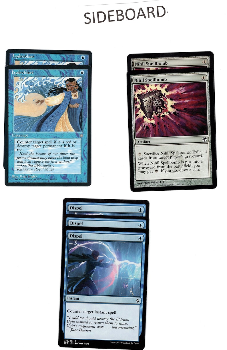 Black Blue Mill Deck Pauper Legal MTG Magic the Gathering Etsy
