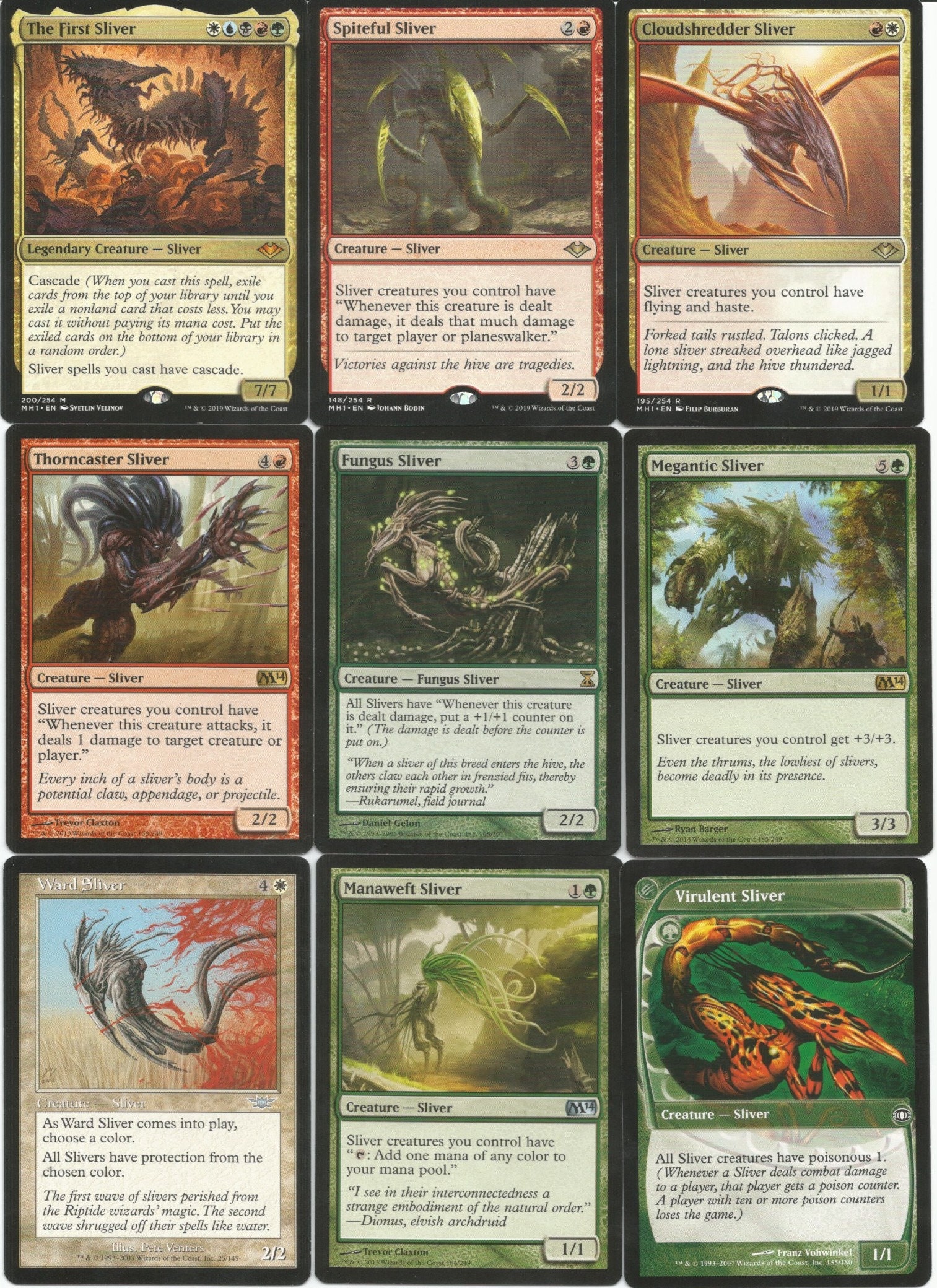 絶対一番安い -the Deck Commander-sliver First MTG Card -EDH-100 Sliver マジック：ザ・ギャザリング