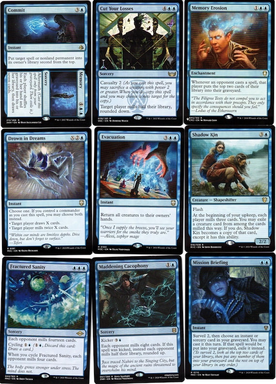 MILL!-100 Card Magic the Gathering Commander Deck-bruvac-jace-rare-mythic- mtg Ready to Play - Etsy Canada