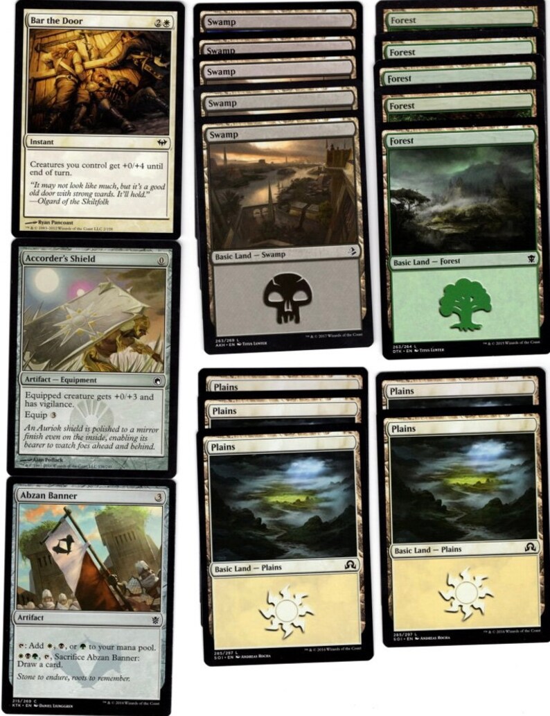 Treefolk Commander Doran's Army-treefolk-100 Card Commander Deck-mtg-magic the Gathering ...