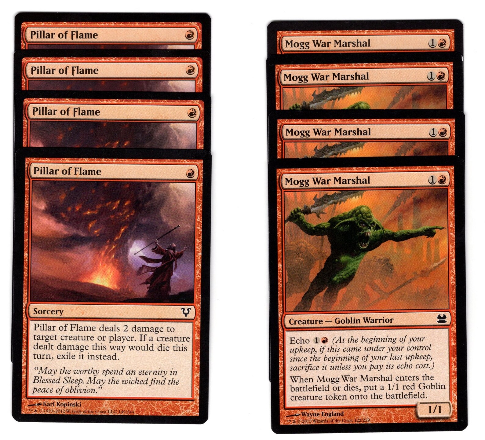 MonoRed Goblin60 Card DeckPauper LegalMagic the Etsy