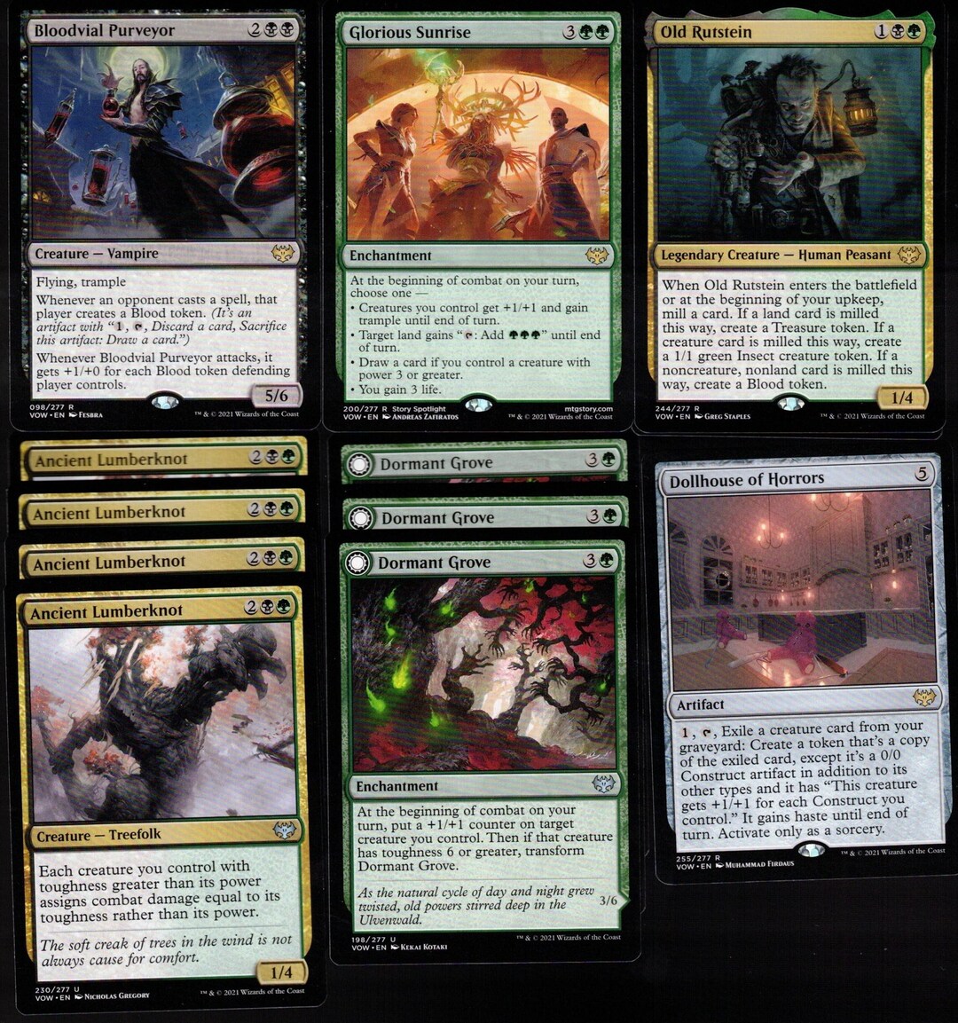 THE DEFENDERS60 Card Magic the Gathering Deckmtgflip Cardsrares