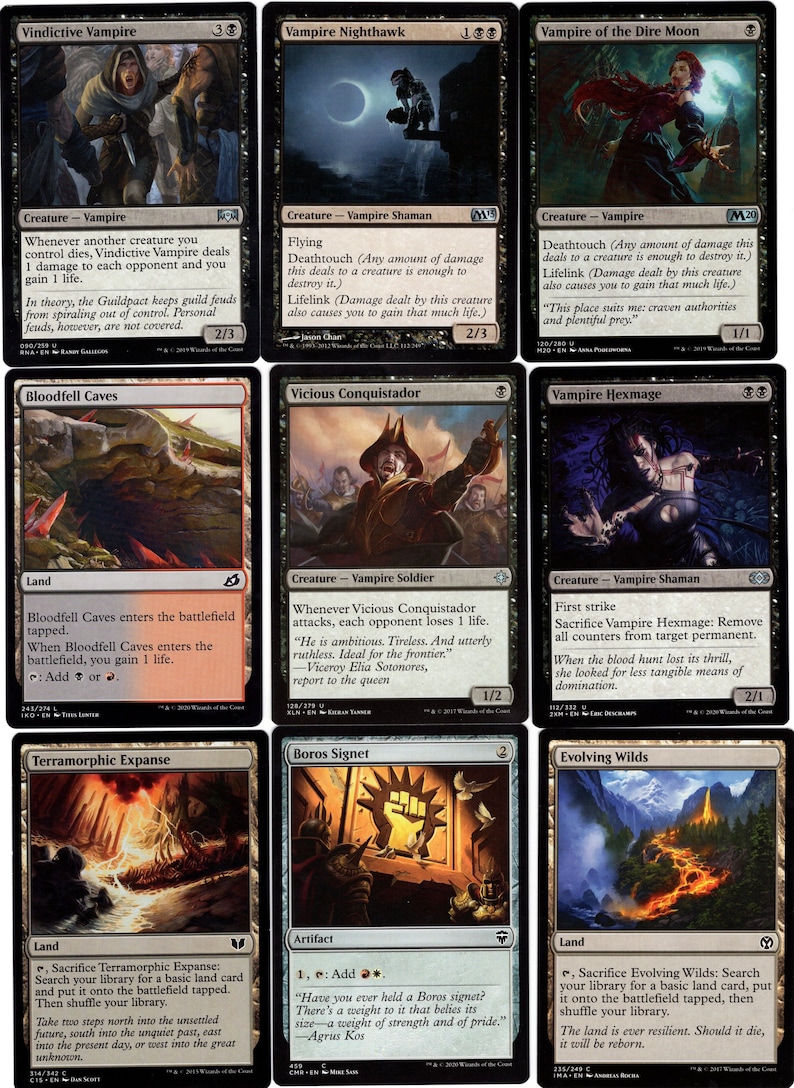 Edgar Markov100 Card EDH Commander Deckvampiremythicrare Etsy