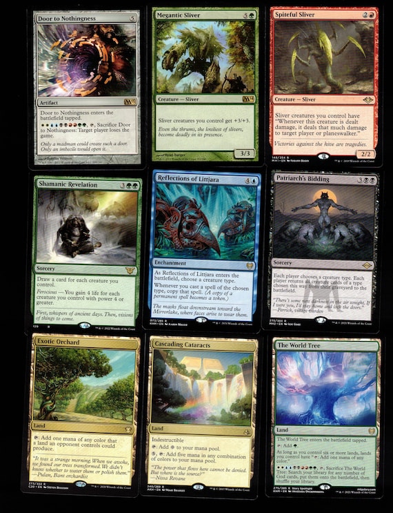 ULTIMATE SLIVERS-100 Card Magic the Gathering Commander Deck