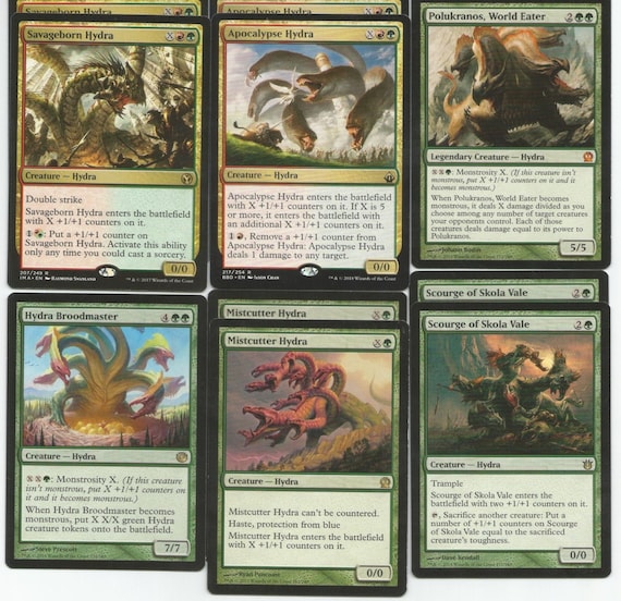 Hydra Ramp Deck Gruul MTG Magic the Gathering Many Rares 60 Etsy