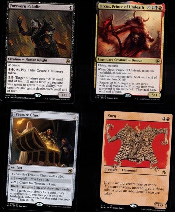 afr cards mtg Magic: the Gathering - Orcus, Prince of Undeath (229) - Foil - Adventures  in The Forgotten Realms
