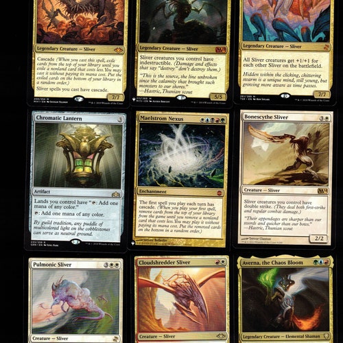 ULTIMATE SLIVERS-100 Card Magic the Gathering Commander Deck-rares
