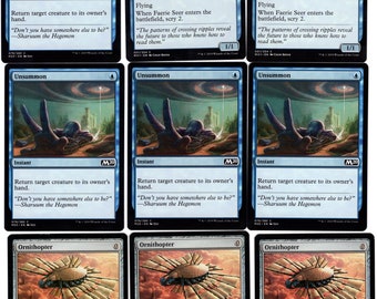 Ninja-60 Card Magic the Gathering Deck-rares-blue/black